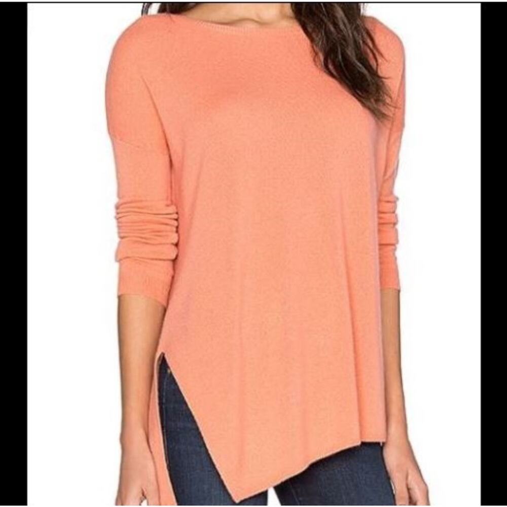 Joie Cashmere Melon Orange Sweater Size Small - Picture 2 of 6